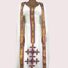 Ethiopian Dress, Habesha Kemis, Traditional Women's Clothes