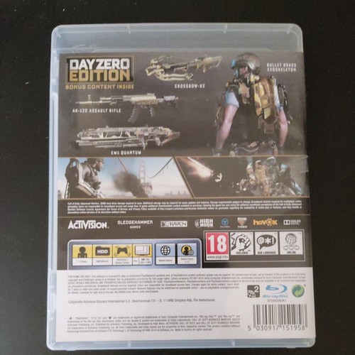 PS3 - Call of Duty Advanced Warfare (Sony Playstation 3, 2014) - tested - Picture 2 of 3