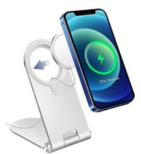 Fawyn Cell Phone Stand for MagSafe Charger, Phone Holder Compatible with iPhone