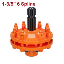 GRAVEE PTO Slip Clutch 1-3/8" 6 Spline Ends for PTO Shaft Friction Clutch 