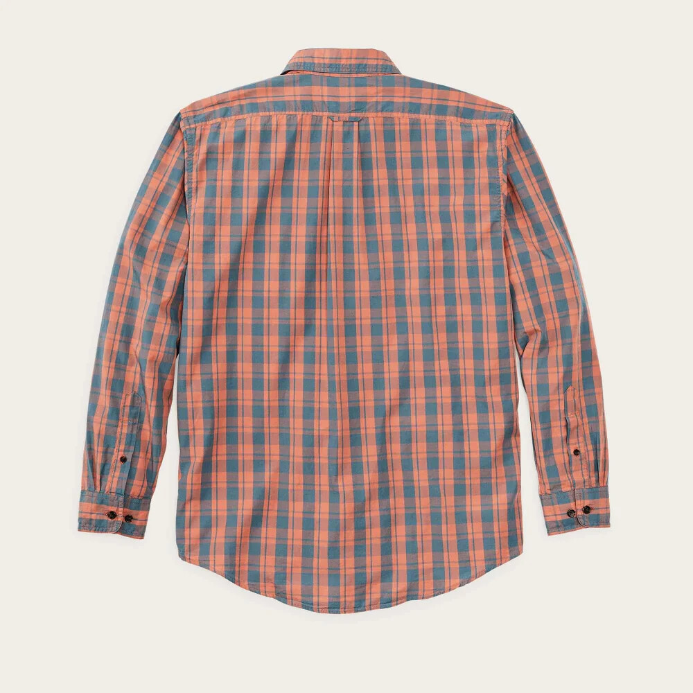 Filson Washed Feather Cloth Shirt 20189133 Faded Cedar Blue Filson Washed Feather Cloth Shirt 20189133 Faded Cedar Blue