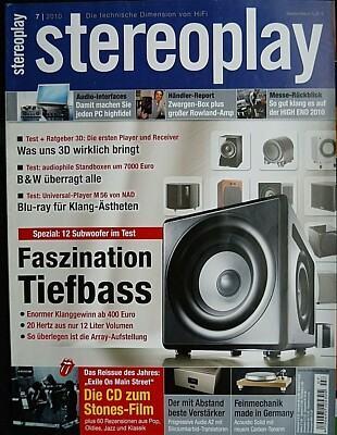 STEREOPLAY 7/10,B&W 804 DIAMOND,CHARIO URSA MAJOR,QUADRAL VULKAN 8,CAYIN MP 100S