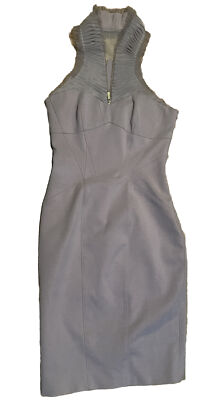 KAREN MILLEN -LONDON CHIC TAILORED FIT NUDE DRESS UK