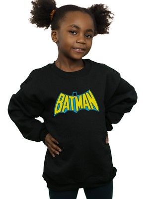DC Comics Mädchen Batman Retro Logo Sweatshirt