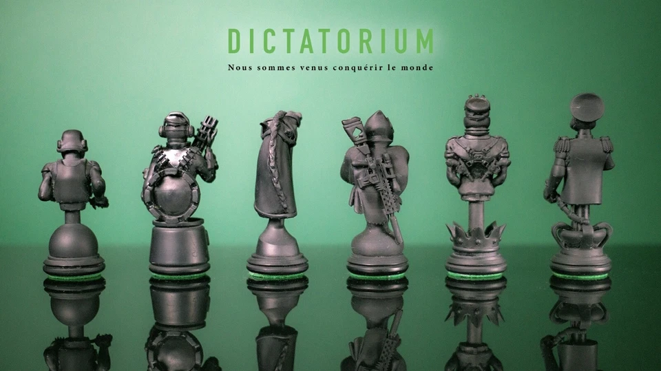 32 Figurines d'échecs stylisées comme soldats de fortune sans boite - Photo 2/4