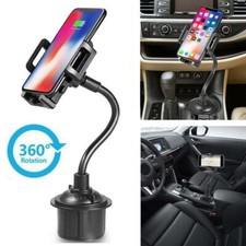 Universal Car Mount Adjustable 360  Gooseneck Cup Holder Cradle for Cell Phone