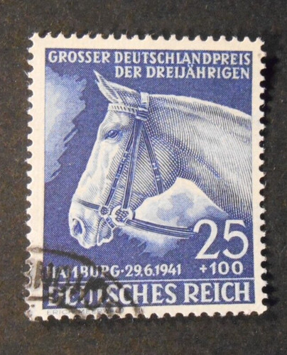 GERMANY,GERMANY 1941 REICH " 72 DERBY HAMBURG " 1 Value Cpl SET USED