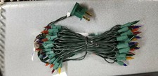 Multi Craft w/Green Cord Mini Lights 50 Light string 047901S Bethlehem