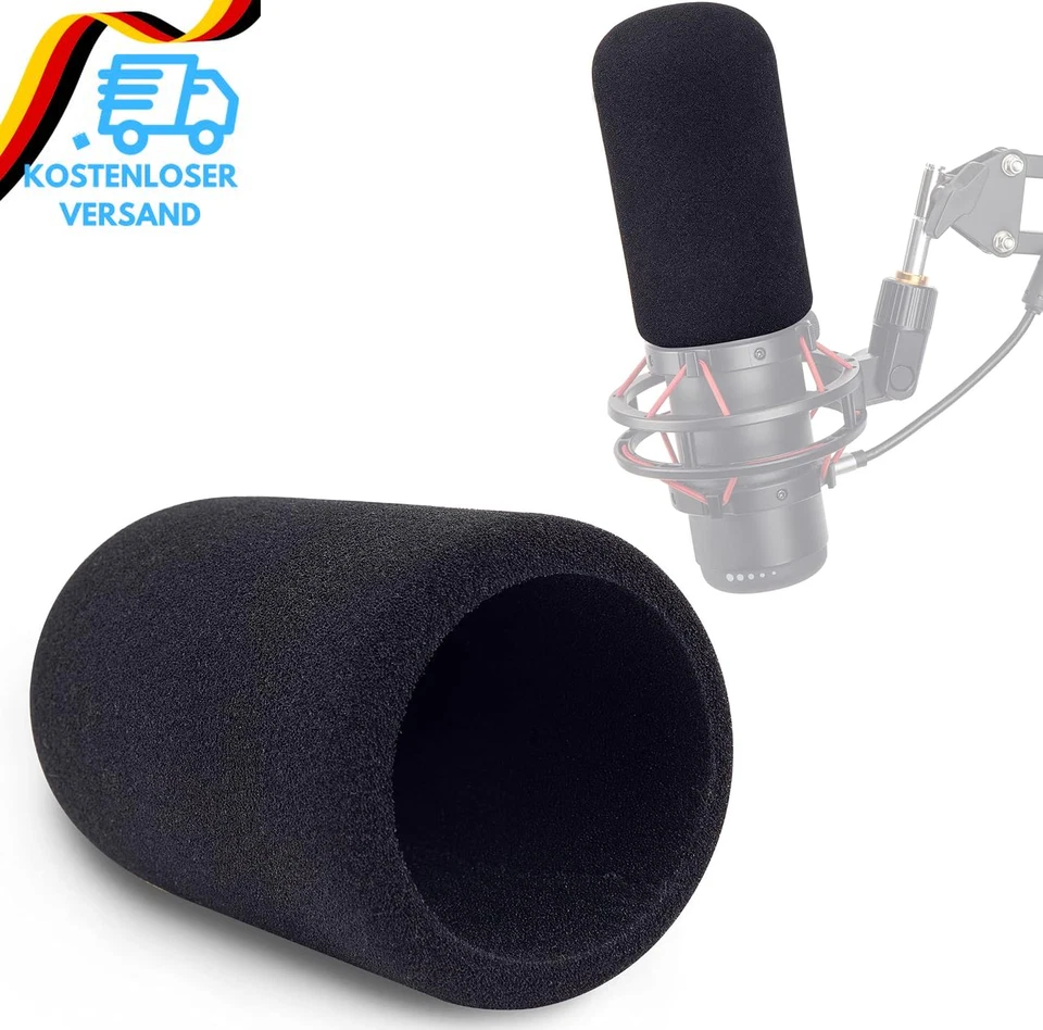 BESUCHE DEN YOUSHARES-STORE YOUSHARES Hyperx Quadcast Popschutz - Mikrofon Pop Filter Schaumstoff Profession