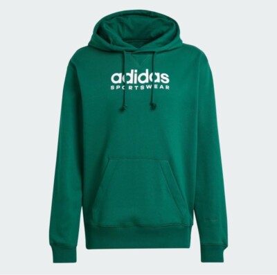 Moletom Adidas masculino de lã tamanho XL verde colegial novo em