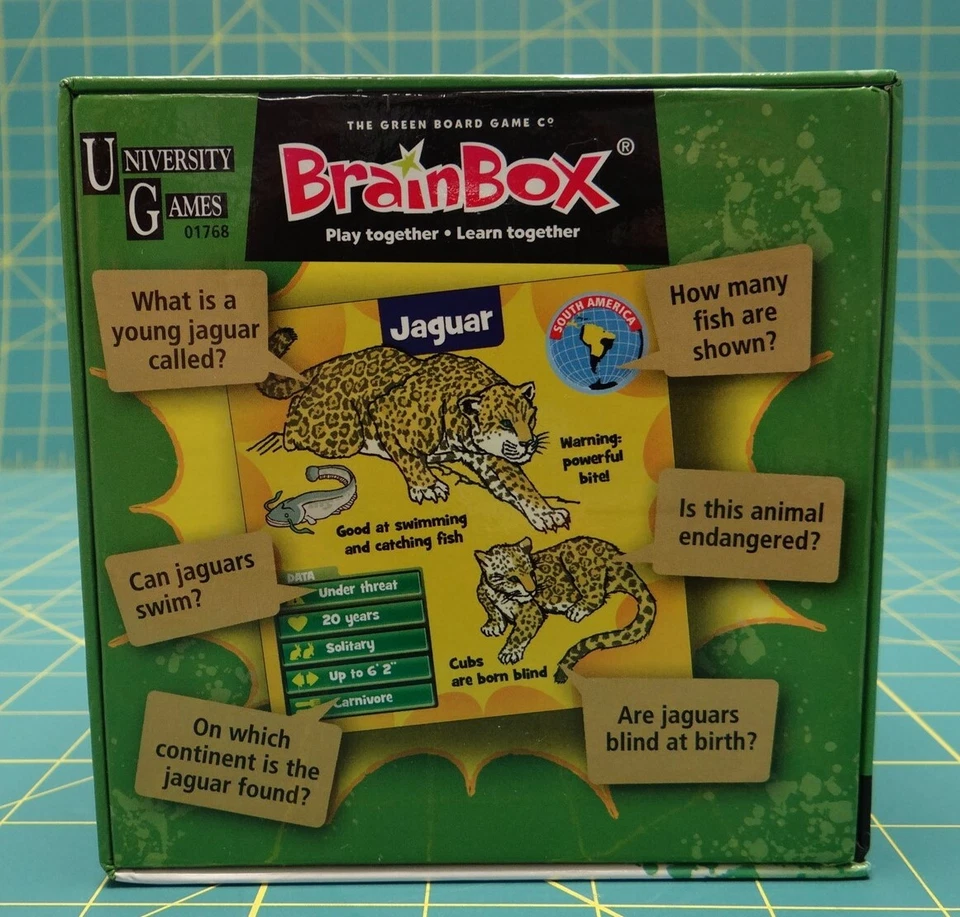 Juegos Universitarios BrainBox Juego de Memoria Edición Animales Edades 8 en adelante Foto 4 de 4