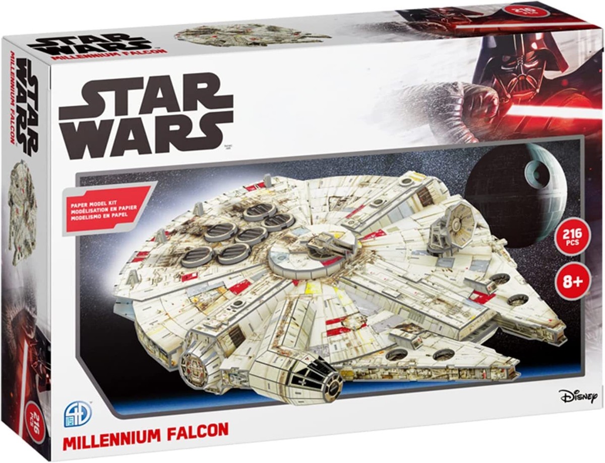 OFFICIAL STAR WARS MILLENNIUM FALCON 3D PUZZLE MODEL KIT NEW