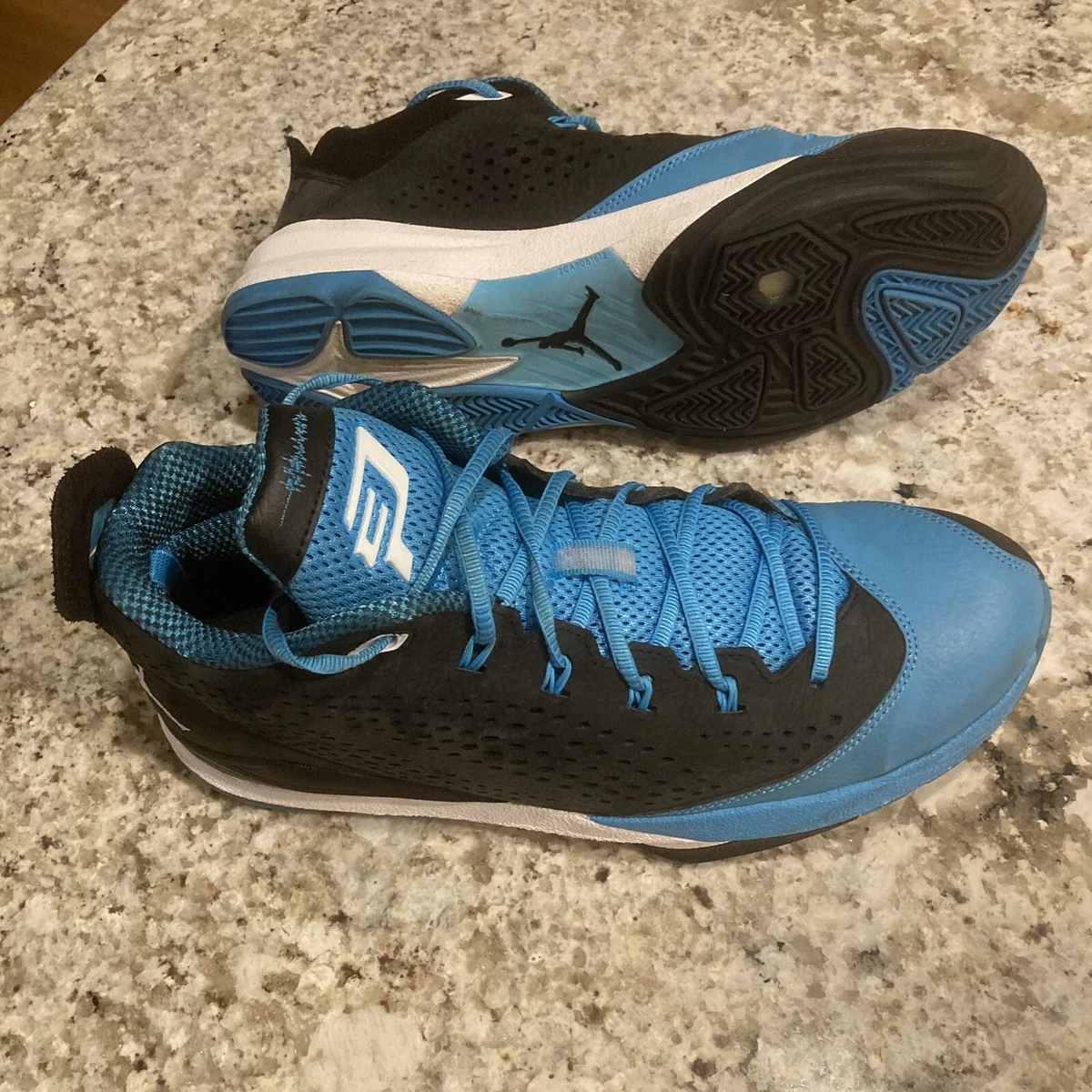 2013 Jordan CP3 VII 7 Chris Paul Powder Blue/Black 616805-008 Mens