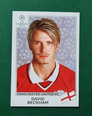 DAVID BECKHAM #129 ROOKIE MAN Utd PANINI Champions League 1999