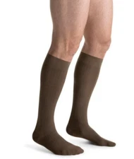 Jobst forMen 30-40mmhg Knee High RIBBED - Medium - Brown