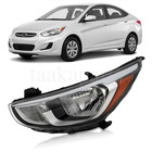 Left Headlight For 2015 2016 2017 Hyundai Accent Driver Side Halogen W/o Led (For: Hyundai Accent)