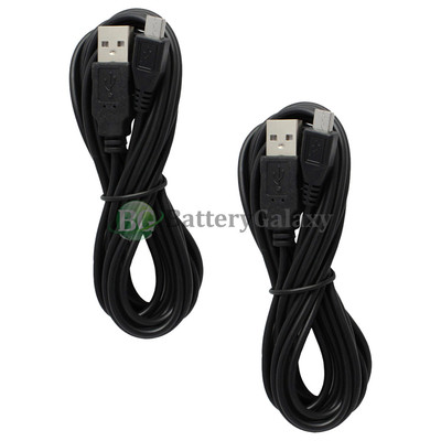 2 NEW USB 10FT Micro Cable for Samsung Galaxy S4 S5 S6 Mini Active Note 2 3 4 5