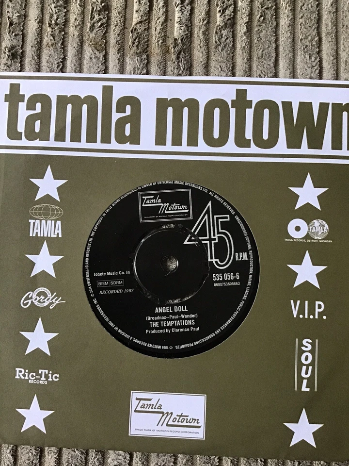 The Temptations - Angel Doll / Brenda Holloway - We’ll Keep On Rolling - Mint - Image 2 of 2