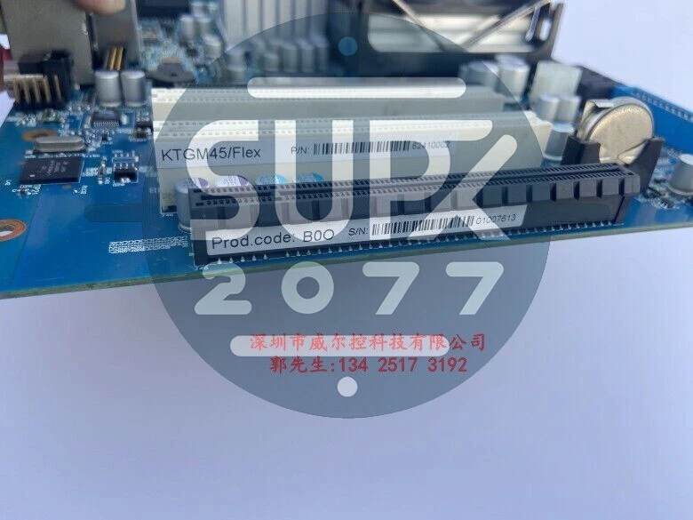 1PCS Used Create 工业计算机主板 KTGM45/FLEX 带 CPU 内存风扇 — 第 2/4 张图片