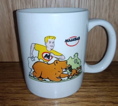 Tasse Mug Publicitaire Chewing-gum Malabar Vintage A-33 no Hollywood BN Banania  - Photo 1/3
