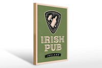 Holzschild Spruch Ireland Irish Pub Alkohol 30X40 Cm Geschenk