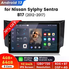 Android 13 4+64G Car Stereo Radio GPS Carplay For Nissan Sentra Sylphy 2012-2017