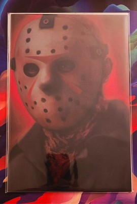 SLASH POINT ORIGIN OF EVIL JASON VOORHEES VIRGIN CARDSTOCK W/ COA LIMITED 50