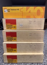 Kodak Carousel 140 Slide Trays Lot of 5 Vintage