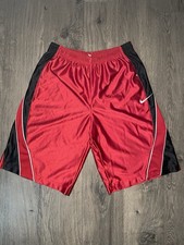 Nike Basketball Dazzle Vintage Shorts Silky Red Size L