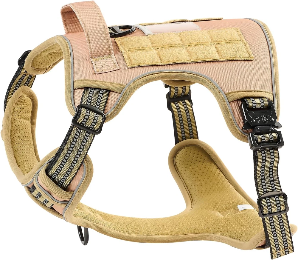 Dog Harness for Large Dogs, No Pull Tactical Dog Harness Adjustable Pet Vest...