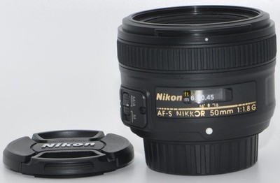 Nikon Nikkor AF-S 50 mm F/1.8 G Objektiv Lens 1 Jahr Gewähr.  Zt. TOP #aa