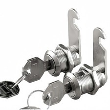 2Pcs Zinc Alloy Drawer Lock Diameter for Desk Cabinet Locker File Cabinet