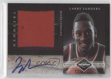 2010-11 Limited Freshman Jumbo Materials Signatures 30/99 Larry Sanders Auto a0s