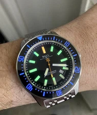 Ball Engineer Master II Skindiver II DM3108A-S1CJ-BK 43mm B&P watch