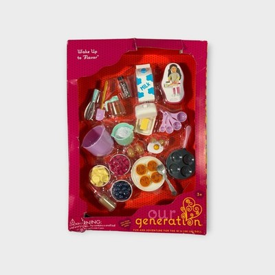 Our Generation Wake Up to Flavor Pancake Breakfast Set for 18'' Doll NEW