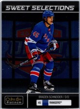 Braden Schneider 2022-23 O-Pee-Chee Platinum Sweet-Selections Rangers #SS-11