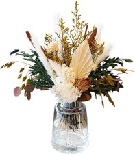 Natural Dried Flower Bouquet - Pampas Grass Decor, Fall Flowers,