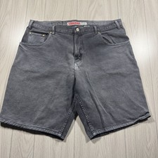 Vtg American Eagle Mountain Blue Denim Shorts Men’s 40x10.5 Black Baggy USA Made