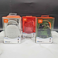 JBL CLIP 4 Portable Speaker  WHITE /COMO/RED