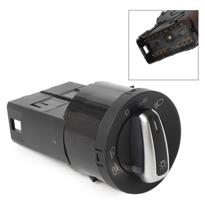 1x Chorme Headlight Switch Control For Sharan 1995-2005 For Passat B5 1998-2004