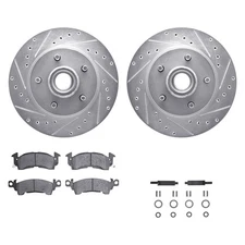 For Chevy Impala 77 DFC PRO-KIT 5000+ Drilled & Slotted Front Brake Kit