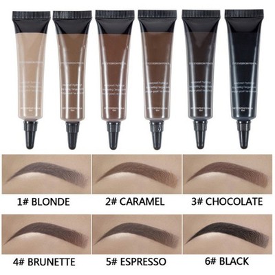Long-lasting Waterproof Smudge-proof Liquid Eyebrow Gel/Tint 24-Hour Waterproof