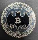 New Listing2021 Batman .001 BTC .999 Silver - Bitcoin Code Removed from Reverse