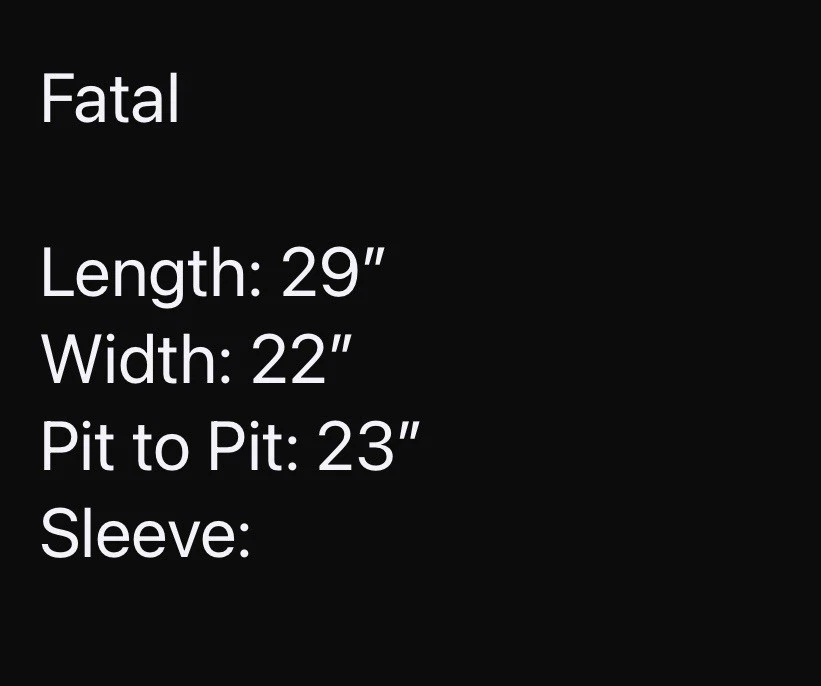 Fatal Clothing Tattoo Girl Graphic T-Shirt Streetwear Print Men’s XL - Image 2 of 4