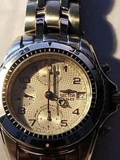 SECTOR 650– Cronografo Automatico – Valjoux 7750 – Acciaio – Anni ’90 