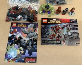 LEGO Marvel Super Heroes 76031 The Hulk Buster Smash 248 Pieces No Box Pre-Owned