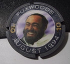 FOXWOODS INDIAN RESORT CASINO $10 gaming poker chip - Ledyard, Connecticut — photo 1