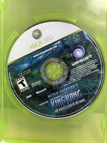 Peter Jackson's King Kong: The Official Game (Microsoft 2005, Xbox 360) UNTESTED