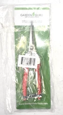 Garden Guru Straight Stainless Steel Pruner Shears Clippers Snips Plant Trimming