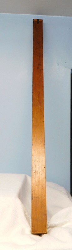 Vintage Handmade Wooden Square 42 1/2 inches Long Fly Rod or Fishing Rod Case